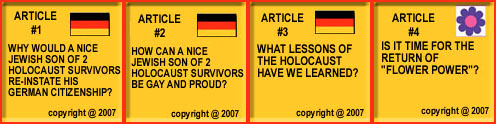 Articles on LGBT German Jewish Holocaust topics