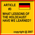 #3 Lesson of the Holocaust