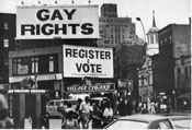 Gay Rights Billboard at Sheridan Square