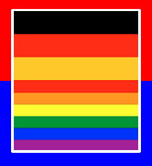 NYC German LGBT flag