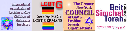 Organizations from Lesbian and Gay Children of Holocaust Survivors to CBST