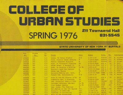 college of urban studies